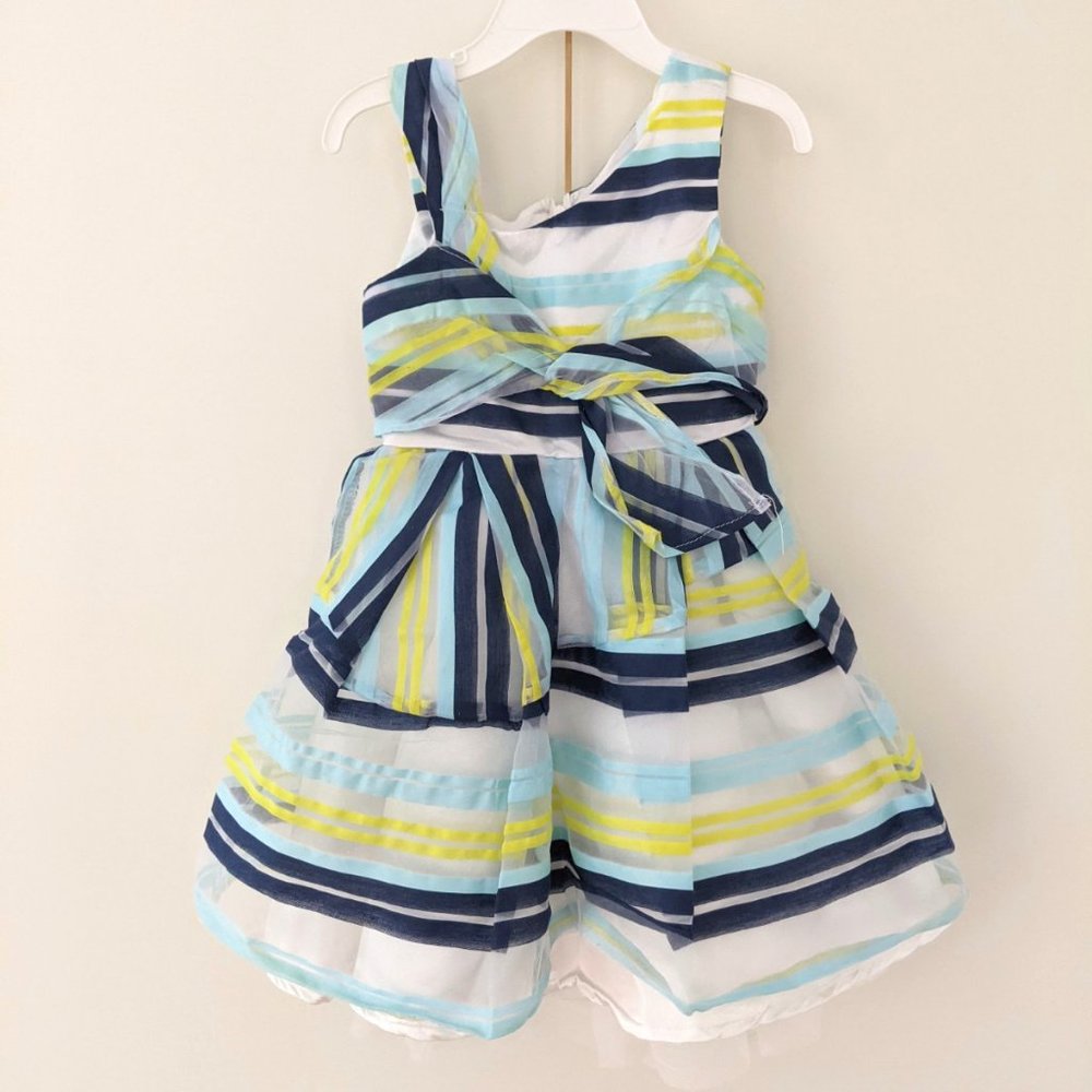 Striped party dress